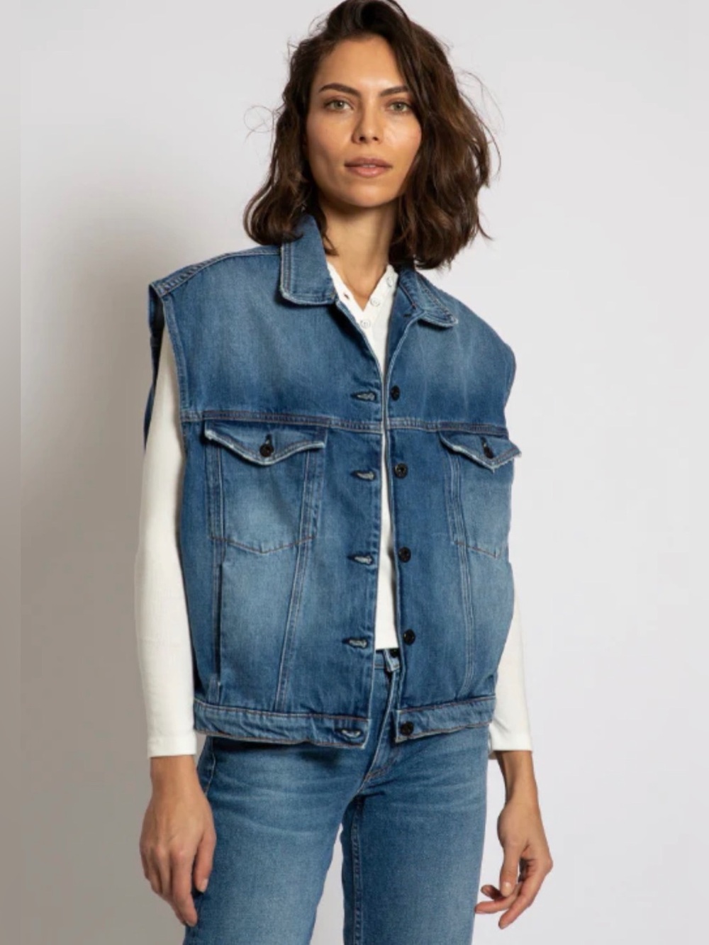 ❤️ NWT❤️ ASKK NY Denim Vest